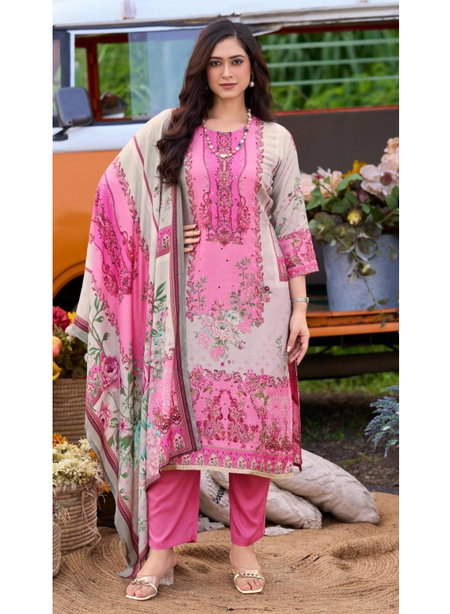 M 1039 A To C By Deepsy Viscose Printed Pakistani Salwar Suits Exporters In India